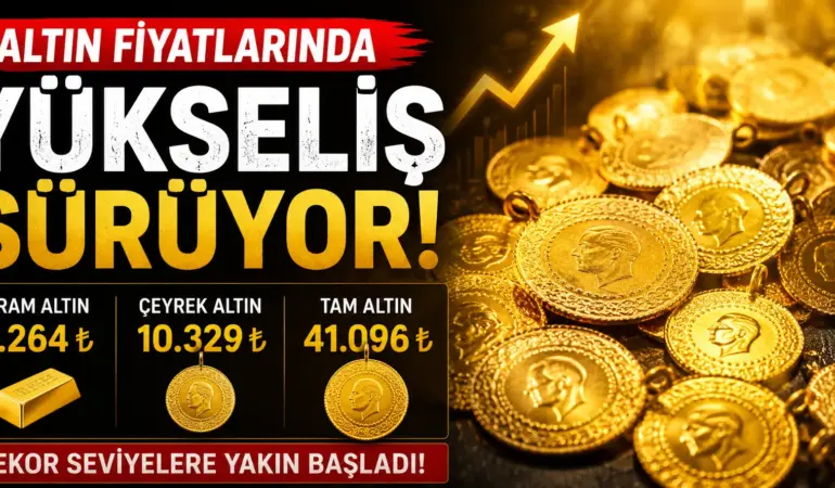 Altında Rekor Alarmı! Gram ve Çeyrek Fiyatları Haftaya Sert Yükselişle Başladı