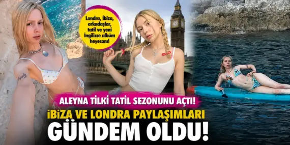 Aleyna Tilki Bikinili Pozlarıyla Olay Yarattı! Bir de Büyük Sürprizi Duyurdu