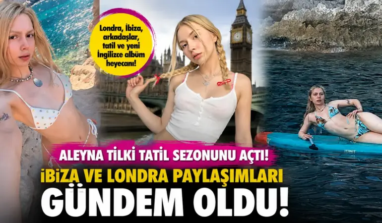 Aleyna Tilki Bikinili Pozlarıyla Olay Yarattı! Bir de Büyük Sürprizi Duyurdu
