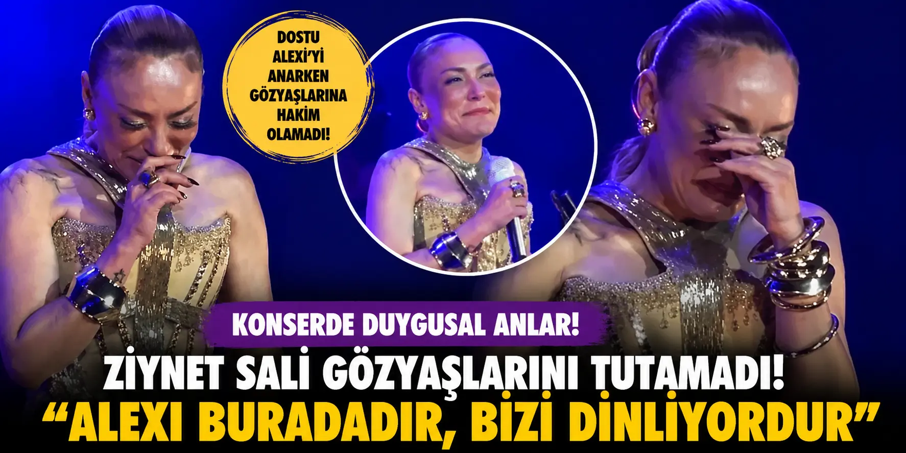 Ziynet Sali Konserde Duygularına Yenik Düştü! O Sözleri Salonu Sessizliğe Bürüdü
