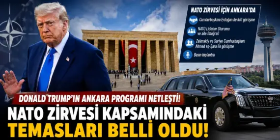 Trump’ın Ankara Programı Belli Oldu! Anıtkabir Detayı Gündem Yarattı