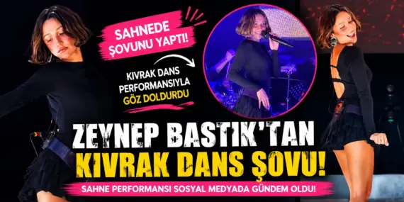 Zeynep Bastık Konserde Fırtına Gibi Esti! Dansı Gündem Oldu