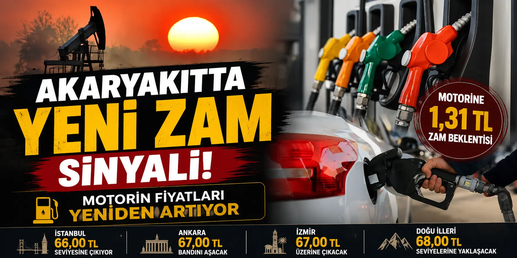 Akaryakıtta Alarm Zilleri! Motorin Fiyatı Rekor Seviyeye Koşuyor