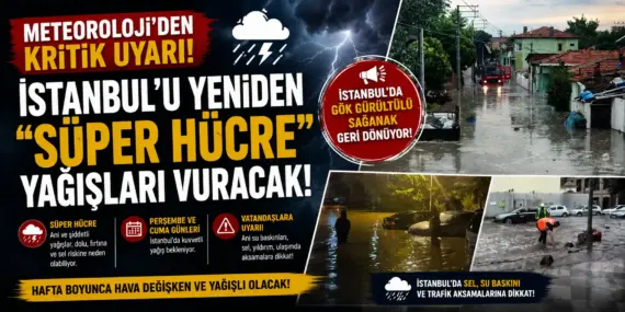 Süper Hücre Kabusu Geri Dönüyor! İstanbul İçin Saat Verildi