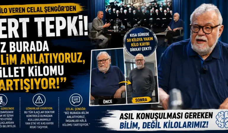 Celal Şengör’den Sert Çıkış! “Bilim Anlatıyoruz, Millet Kilomu Tartışıyor”