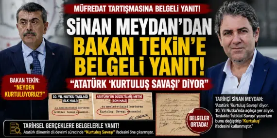 Müfredat Krizi Büyüyor! Sinan Meydan Belgeleri Ortaya Koydu