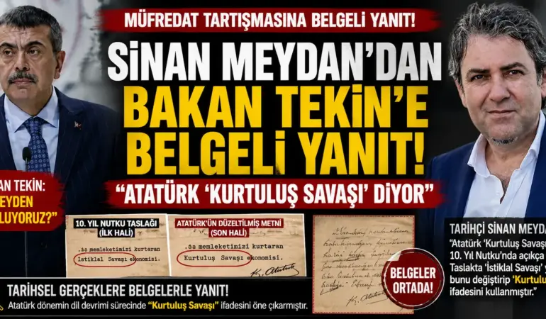 Müfredat Krizi Büyüyor! Sinan Meydan Belgeleri Ortaya Koydu