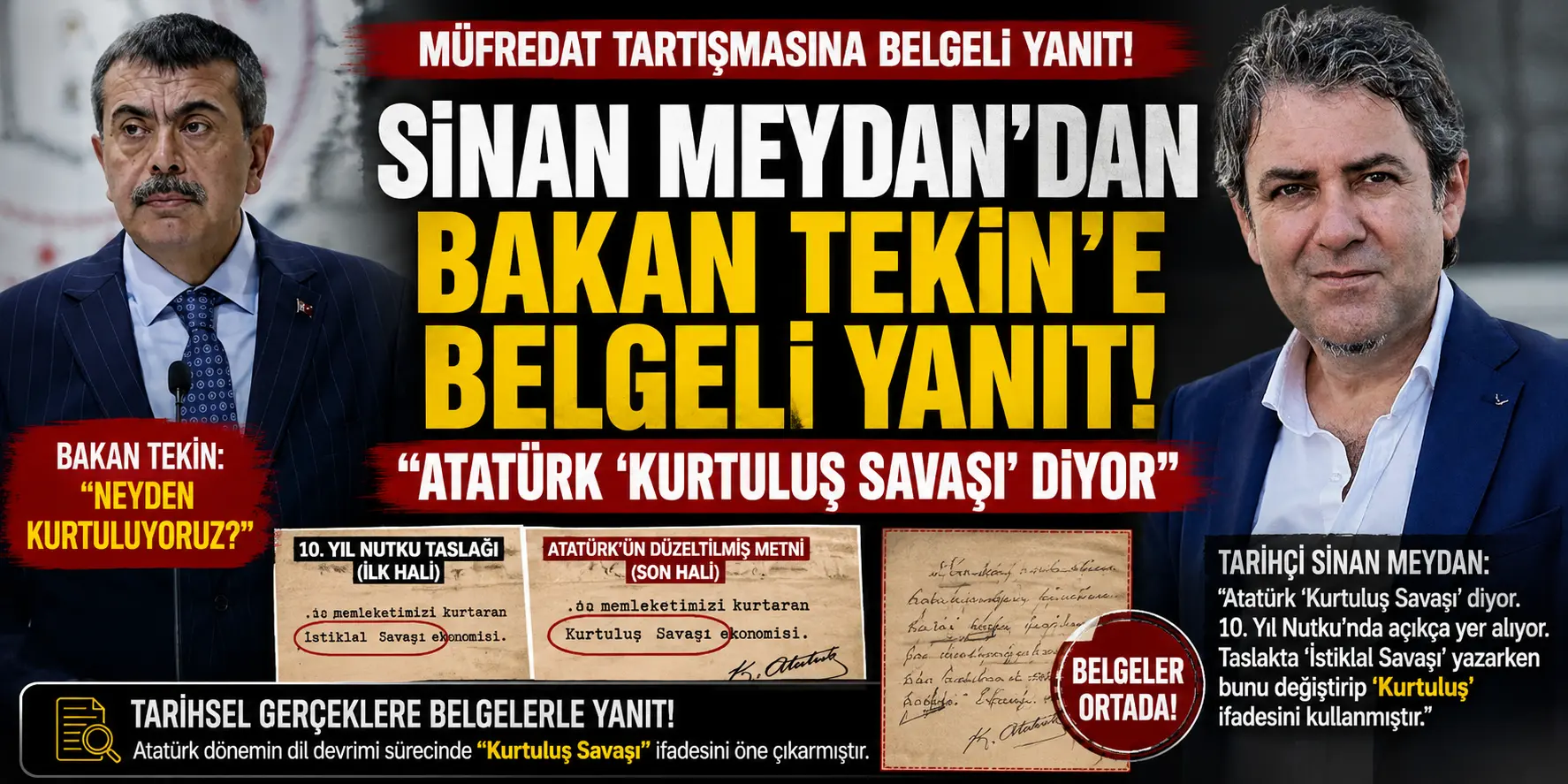 Müfredat Krizi Büyüyor! Sinan Meydan Belgeleri Ortaya Koydu