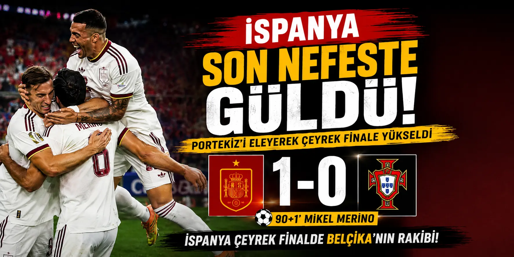 İspanya Son Nefeste Vurdu! Portekiz Dünya Kupası’na Veda Etti