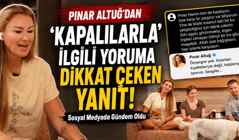 Pınar Altuğ’a “Ön Yargı” Yorumu Geldi! Verdiği Cevap Gündem Oldu