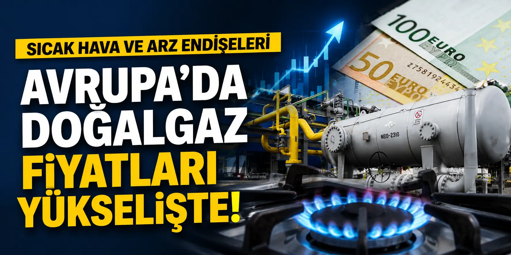Sıcak Hava Avrupa’yı Vurdu! Doğalgaz Fiyatları Sert Yükseldi