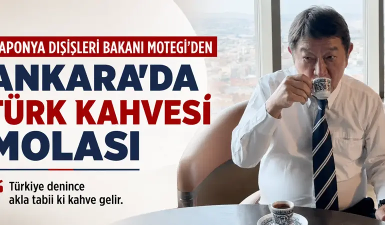 Japon Bakandan Türk Kahvesine Tam Not! Ankara’daki Anları Gündem Oldu