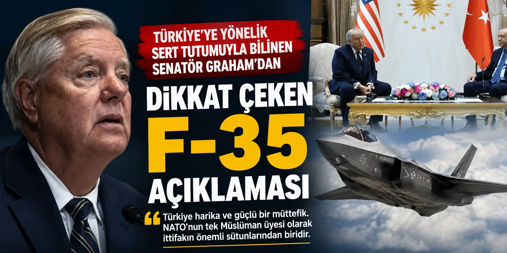Ankara’da Dengeleri Değiştiren Açıklama! Graham’dan F-35 Çıkışı