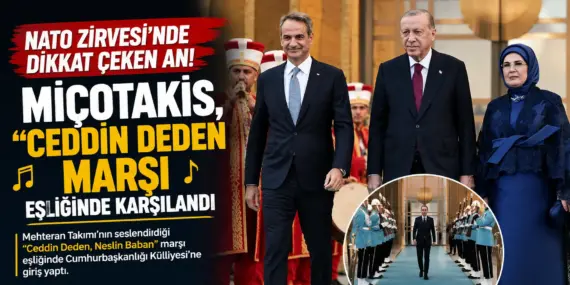 NATO Zirvesi’nde Gündem Olan An! Miçotakis ‘Ceddin Deden’ Marşıyla Karşılandı