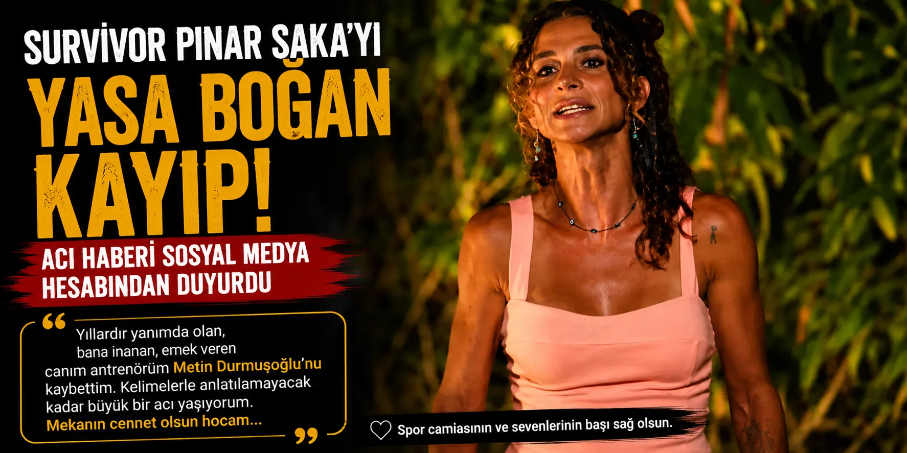 Pınar Saka Acı Haberi Duyurdu! Sevenlerini Yasa Boğan Veda