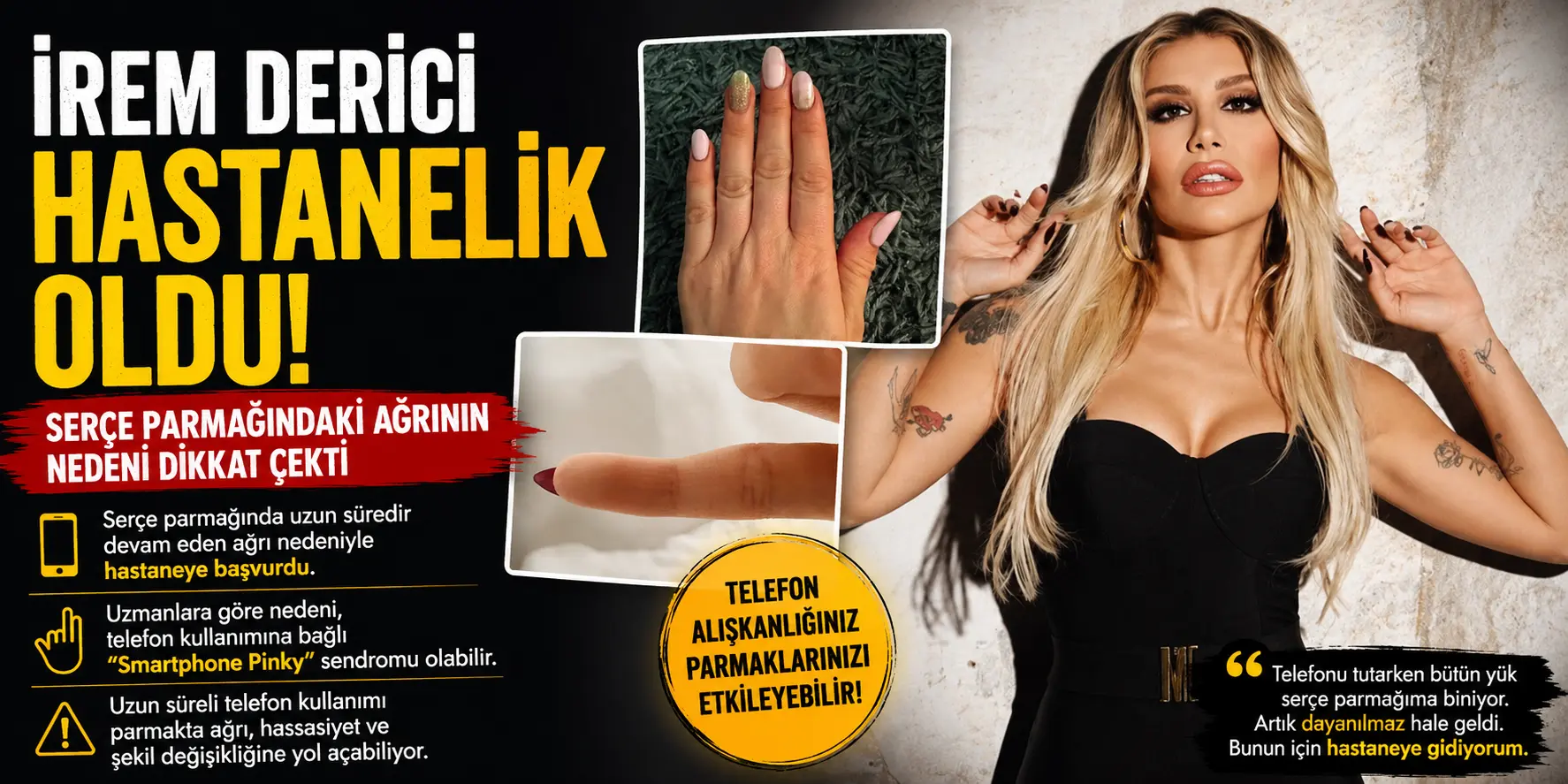 İrem Derici Apar Topar Hastaneye Koştu! Ağrısının Nedeni Şaşırttı