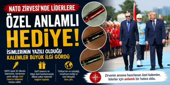 Liderler Bu Hediyeyi Çok Beğendi! NATO Zirvesi’nden Özel Detay