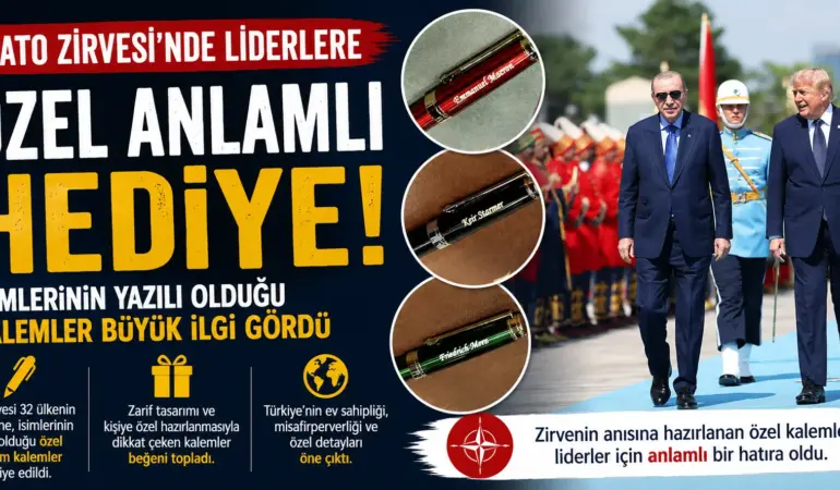 Liderler Bu Hediyeyi Çok Beğendi! NATO Zirvesi’nden Özel Detay