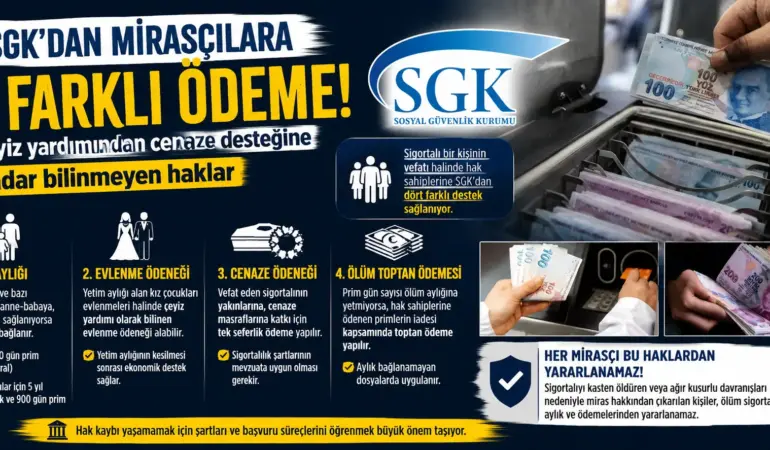 SGK’nın Gizli Kalan Ödemeleri Ortaya Çıktı! 4 Kalemde Para Desteği