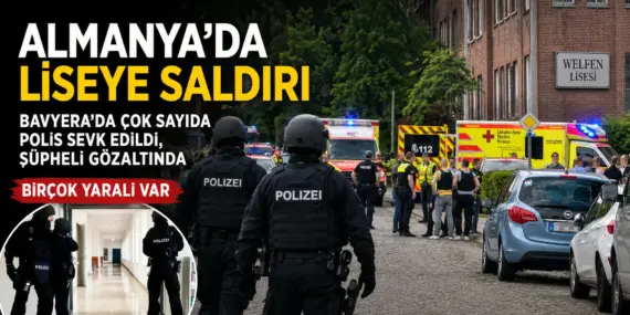 Bavyera’da Okulda Korku Dolu Anlar! Saldırı Sonrası Alarm Verildi