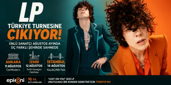 Dünya Yıldızı LP Türkiye’ye Geliyor! Üç Dev Konser İçin Geri Sayım Başladı