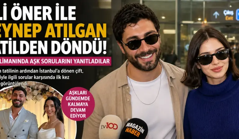 Aşklarını Gizleyemediler! Ali Öner ile Zeynep Atılgan El Ele Döndü