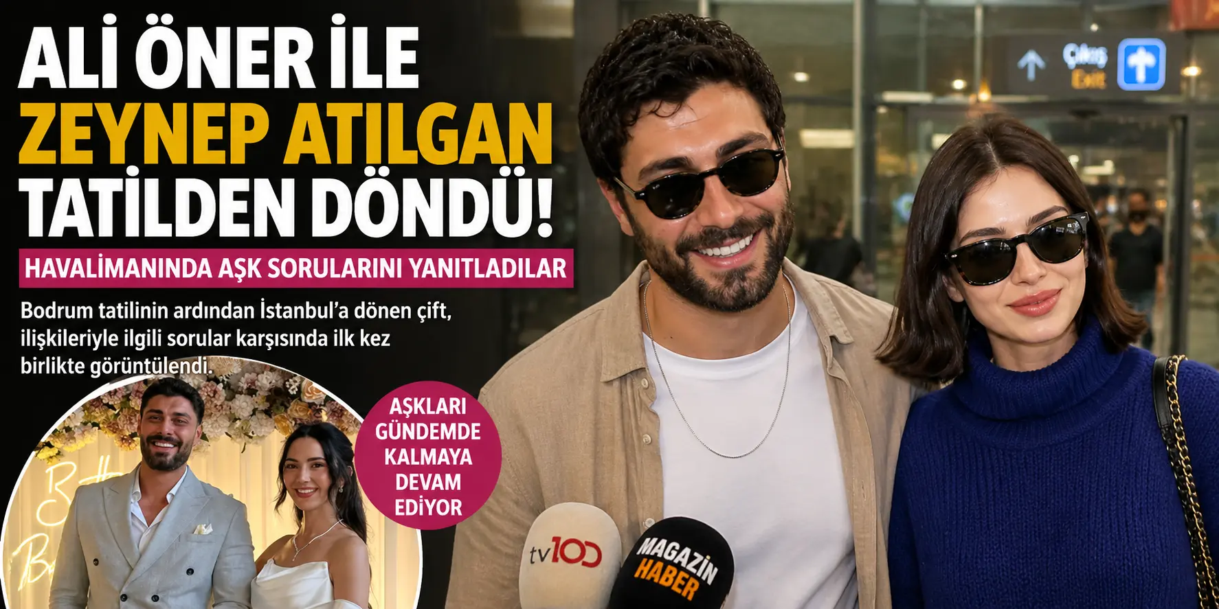 Aşklarını Gizleyemediler! Ali Öner ile Zeynep Atılgan El Ele Döndü