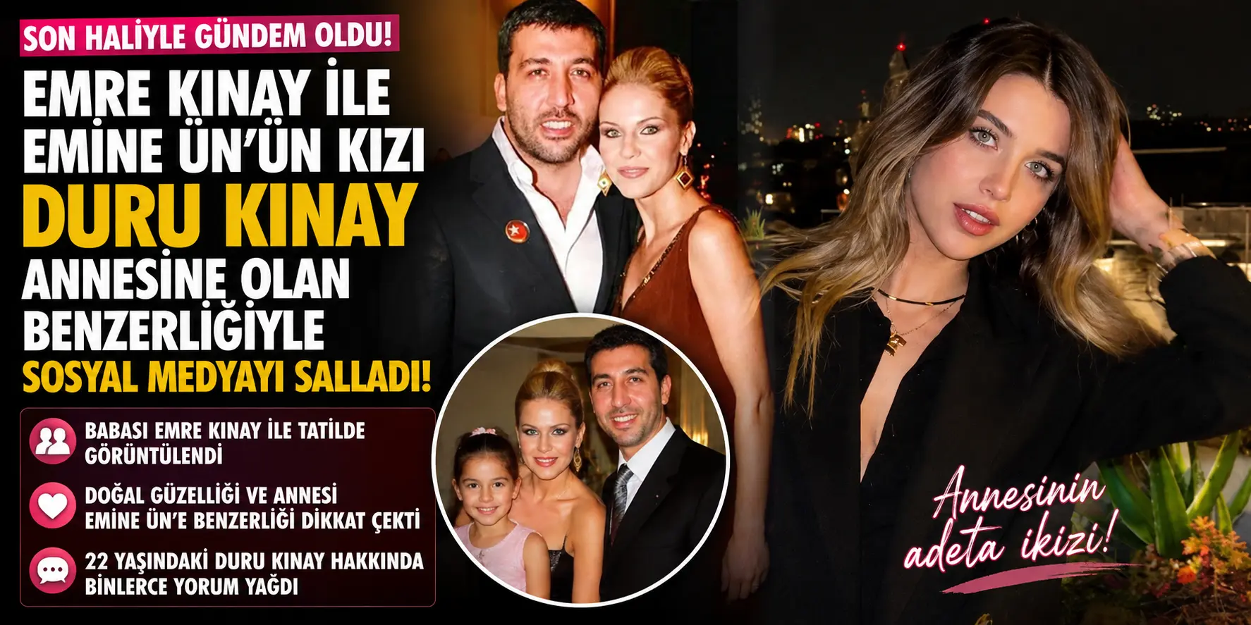 Emre Kınay ile Emine Ün’ün Kızı Yıllar Sonra Ortaya Çıktı! Gören Aynı Yorumu Yaptı