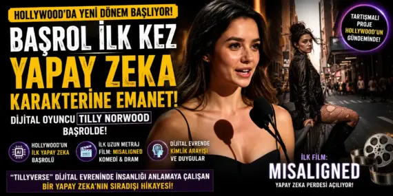 Yapay Zeka Sahneyi Devraldı! Hollywood’da Ezber Bozan Başrol Kararı