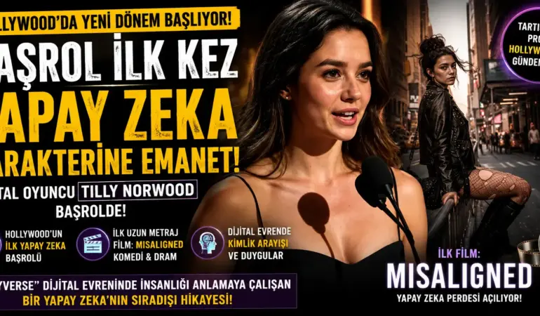 Yapay Zeka Sahneyi Devraldı! Hollywood’da Ezber Bozan Başrol Kararı