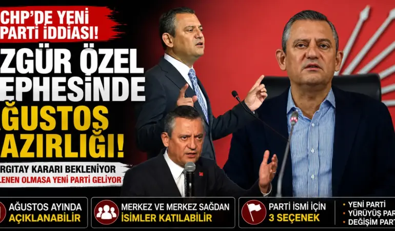 CHP’de Deprem Etkisi Yaratan Gelişme! Özgür Özel Cephesinde Yeni Parti Hazırlığı
