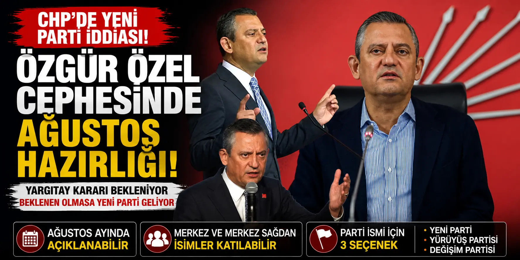 CHP’de Deprem Etkisi Yaratan Gelişme! Özgür Özel Cephesinde Yeni Parti Hazırlığı