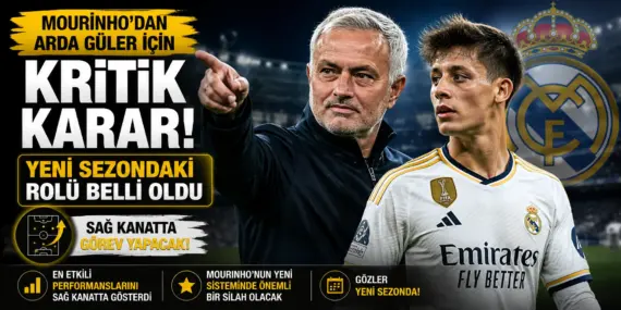 Mourinho’dan Arda Güler İçin Bomba Karar! Real Madrid’de Yeni Dönem Başlıyor