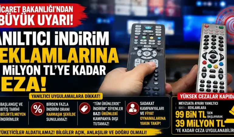 İndirim Oyunu Sona Eriyor! Sahte Kampanyalara Rekor Yaptırım Geliyor