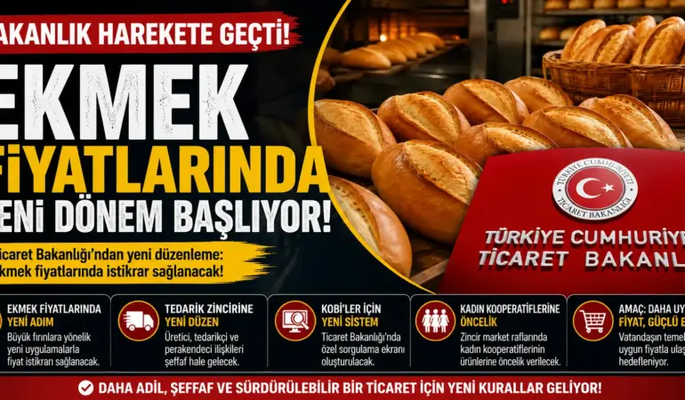 Bakanlık Düğmeye Bastı! Ekmek Fiyatlarında Büyük Değişim Kapıda