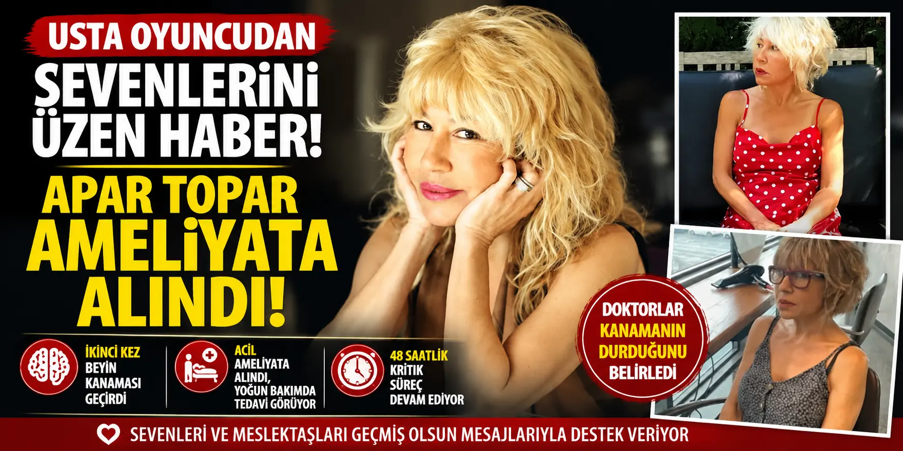 Ünlü Oyuncu Ruhsar Gültekin’den Kahreden Haber! Apar Topar Ameliyata Alındı