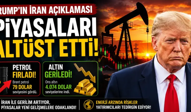 Dünya Piyasaları Alarmda! Trump’ın İran Mesajı Milyarları Hareket Ettirdi
