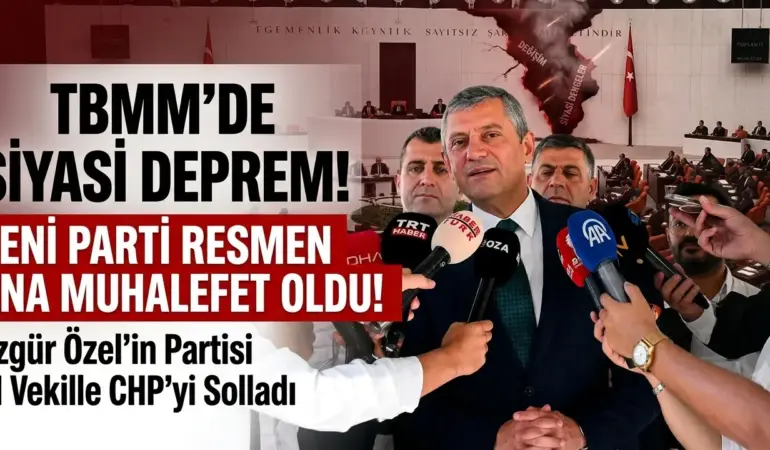 Özgür Özel Siyasi Dengeleri Yıktı: CHP İkinci Sıraya Geriledi!