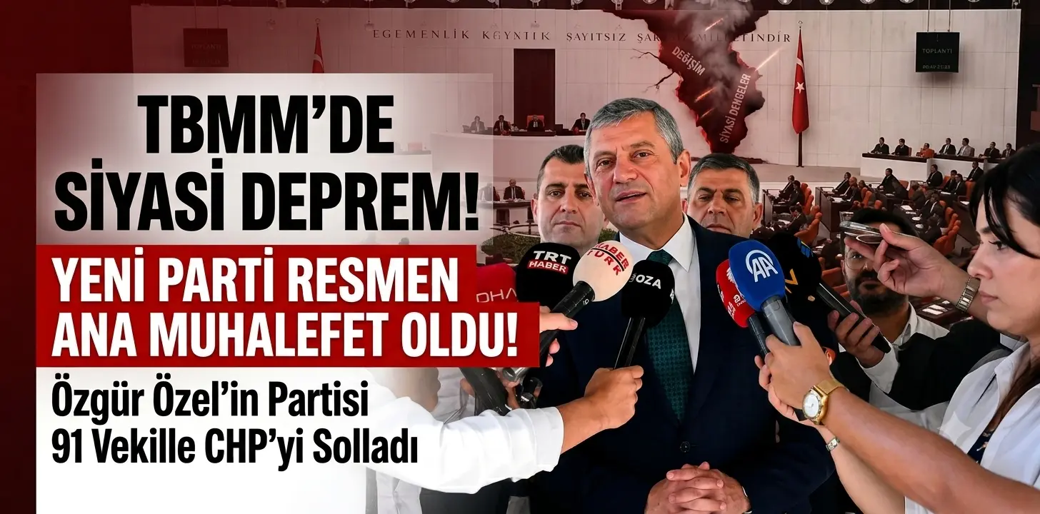 Özgür Özel Siyasi Dengeleri Yıktı: CHP İkinci Sıraya Geriledi!