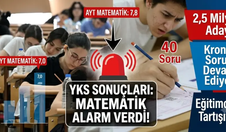 40 Soruda Sadece 7 Net! YKS Sonuçları Eğitimde Alarm Verdi
