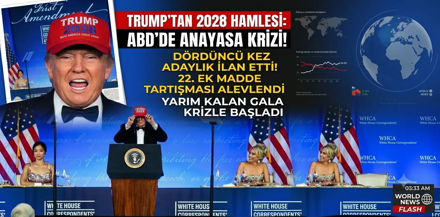 Beyaz Saray’da “2028” Krizi: Trump Kırmızı Şapkayı Çıkardı, Salondakiler Donup Kaldı!