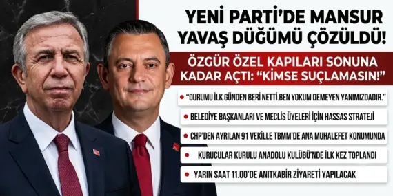 “ben yokum demeyen bizimledir!” özgür özel’den mansur yavaş ve belediye başkanlarına net rest!
