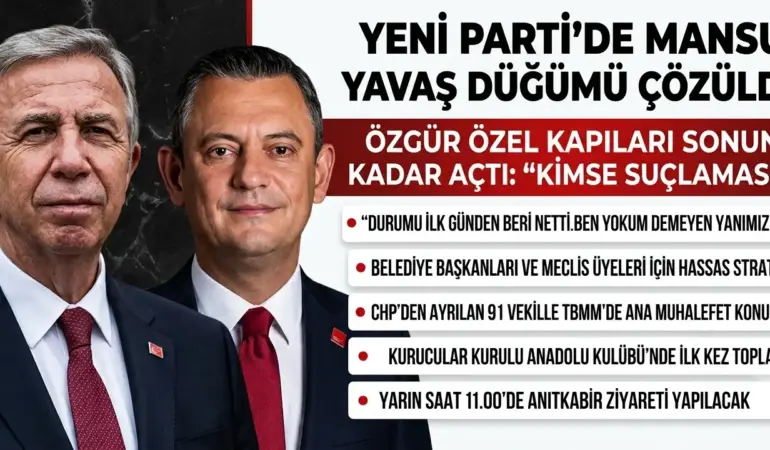 “ben yokum demeyen bizimledir!” özgür özel’den mansur yavaş ve belediye başkanlarına net rest!