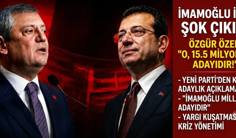 Özgür Özel Kural Bozdu: “İmamoğlu Benim Değil, Sandığın Adayıdır!”