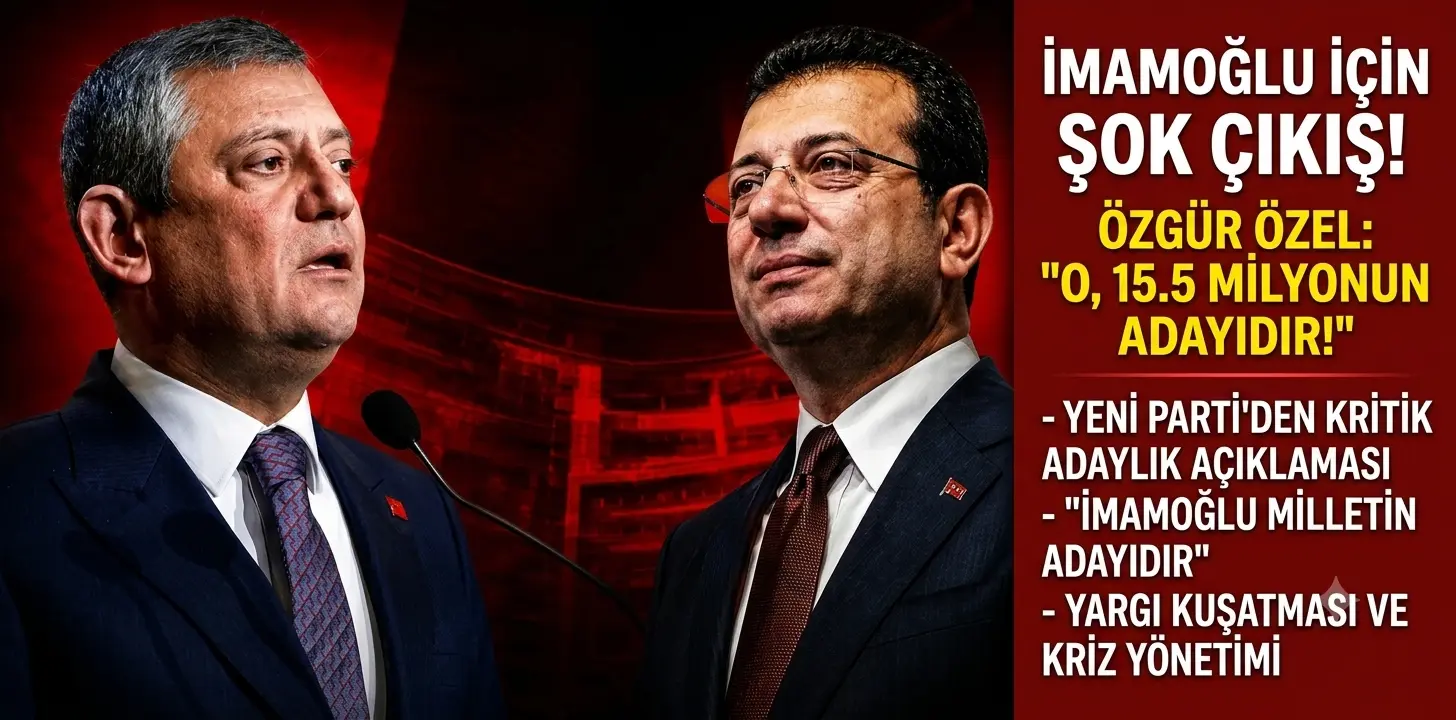 Özgür Özel Kural Bozdu: “İmamoğlu Benim Değil, Sandığın Adayıdır!”