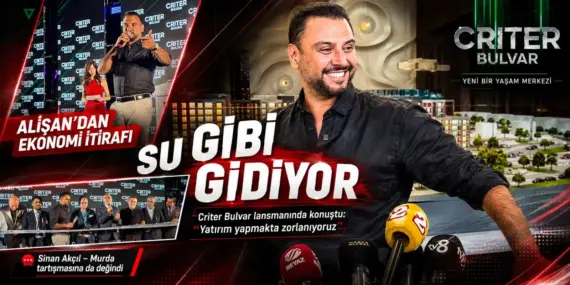 ALİŞAN’DAN EKONOMİ YORUMU: “GELEN SU GİBİ GİDİYOR”