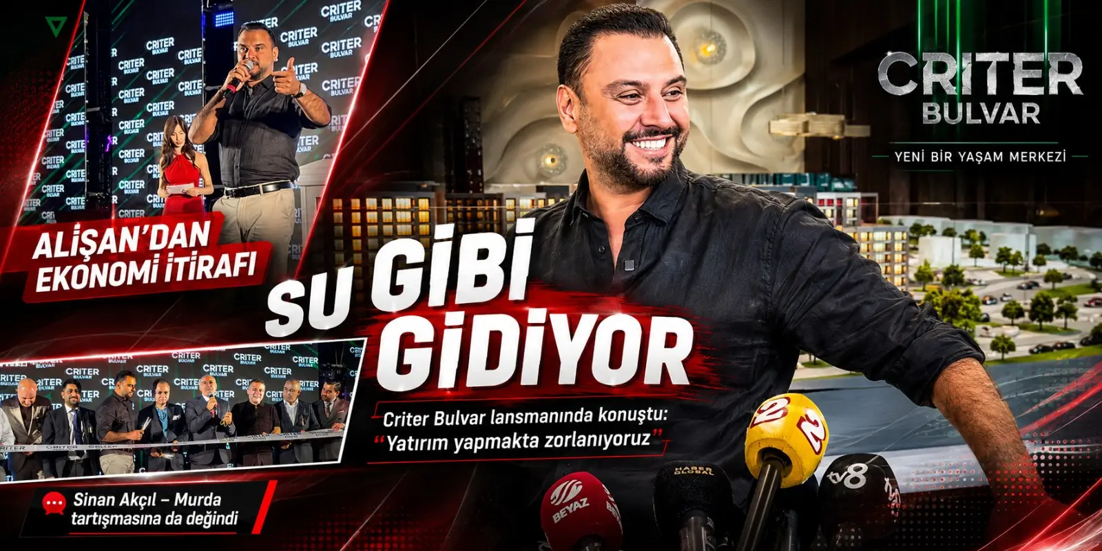 ALİŞAN’DAN EKONOMİ YORUMU: “GELEN SU GİBİ GİDİYOR”