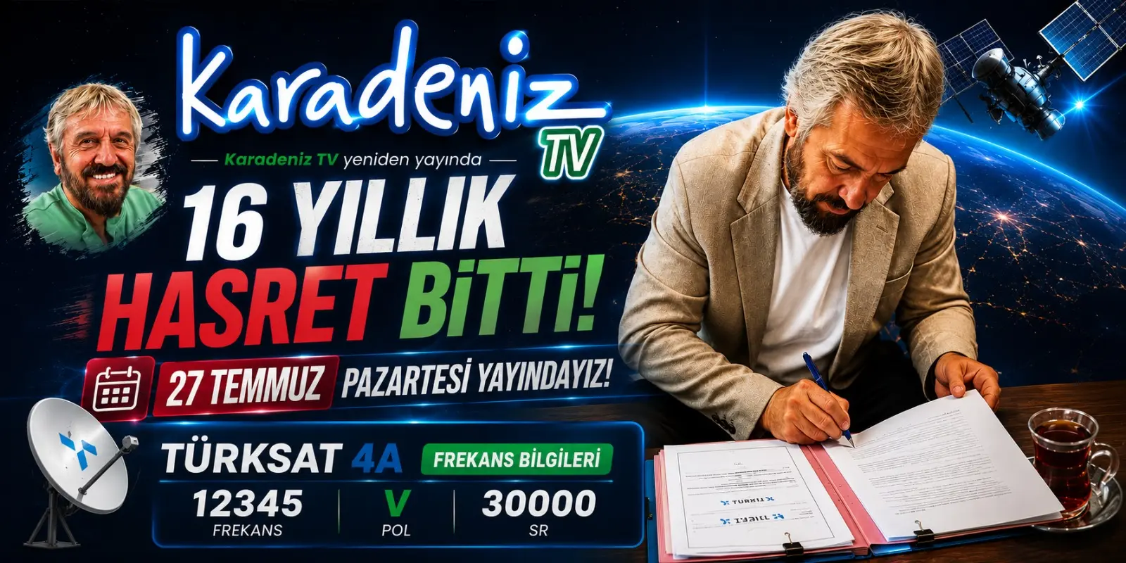 KARADENİZ TV 16 YIL SONRA YENİDEN YAYINDA
