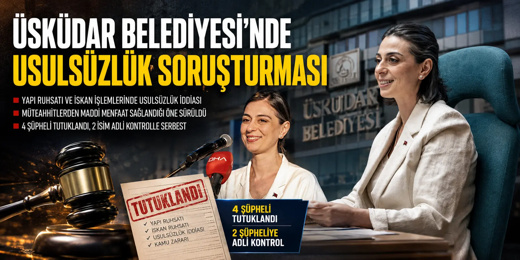 Belediyedeki Ruhsat Soruşturmasında Flaş Gelişme: Sinem Dedetaş Cezaevinde