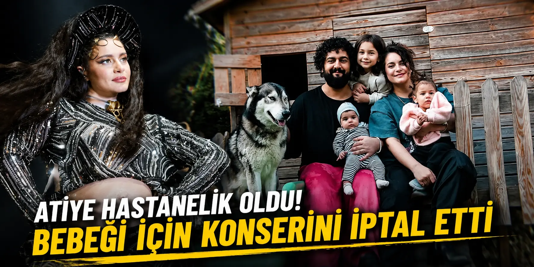 Karnı Burnunda Sahneye Çıkıyordu! Atiye Acilen Hastaneye Kaldırıldı